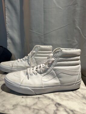 Van’s Women’s White High-Top Canvas Sneakers